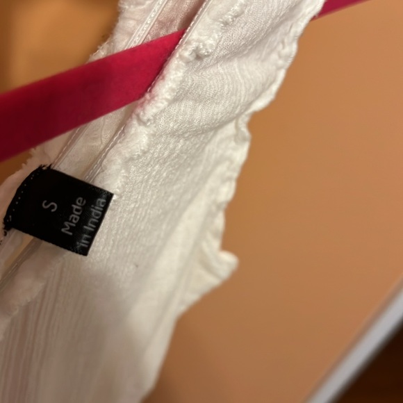 2 100% cotton sleeveless ruffle stretch dress size small - Picture 6 of 12